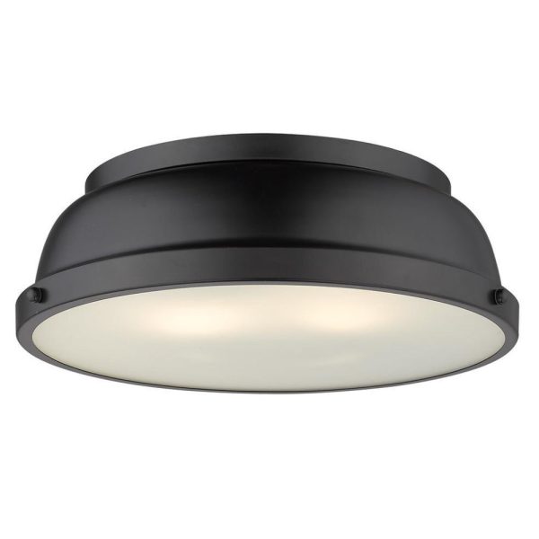 Elm 14  Flush Mount in Matte Black Supply