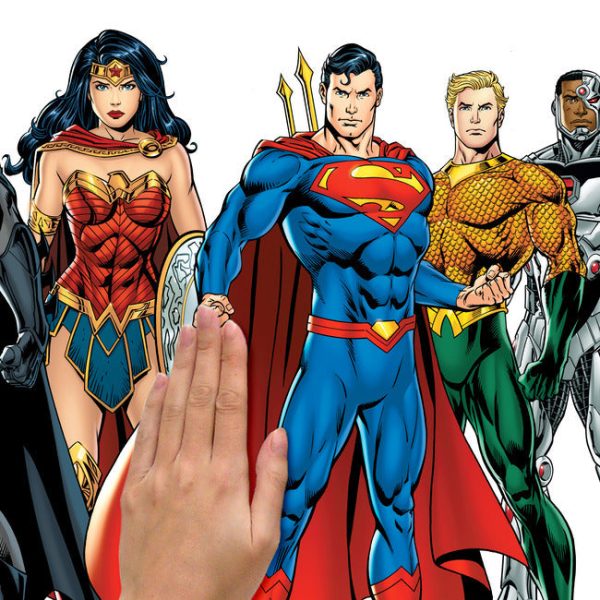 Justice League Peel And Stick Giant Wall Decals With Alphabet For Sale - Image 4