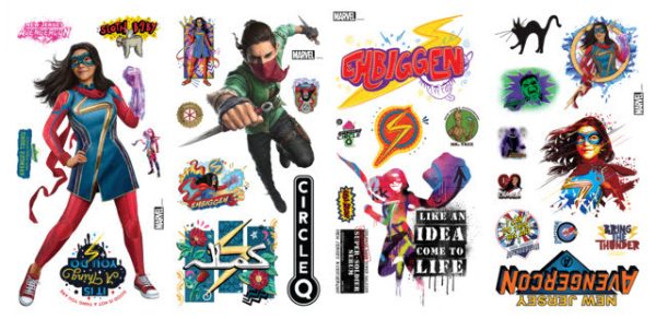 Ms. Marvel Peel And Stick Wall Decals For Cheap - Image 5