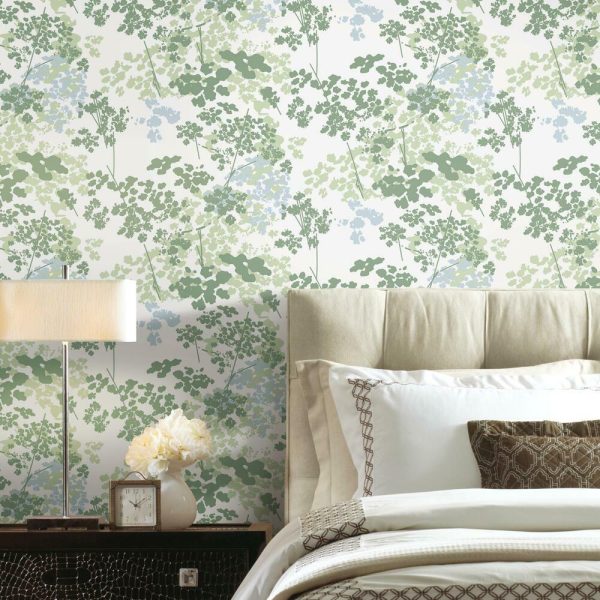 Queen Anne s Lace Peel & Stick Wallpaper For Discount - Image 3