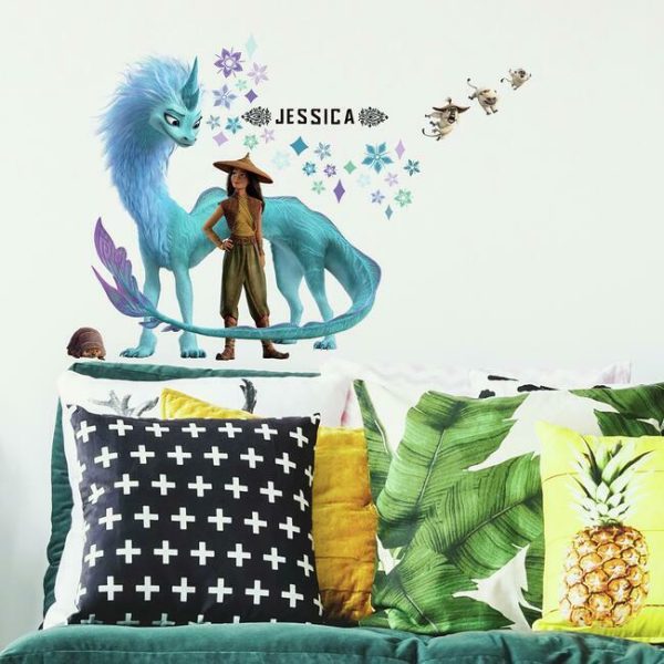 Raya and the Last Dragon Personalized Headboard Peel and Stick Wall Decals Sale