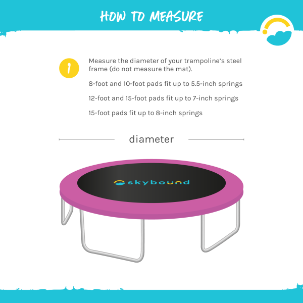 15 Foot Pink Replacement Trampoline Pad (Fits up to 8  Springs) Online Sale - Image 3